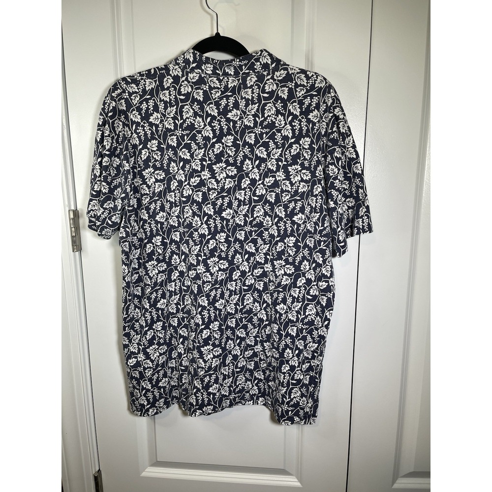 GANT RUGGER Men's Evening Blue Grapes All Over Print Rugger Pocket Polo Size XL - Picture 10 of 14